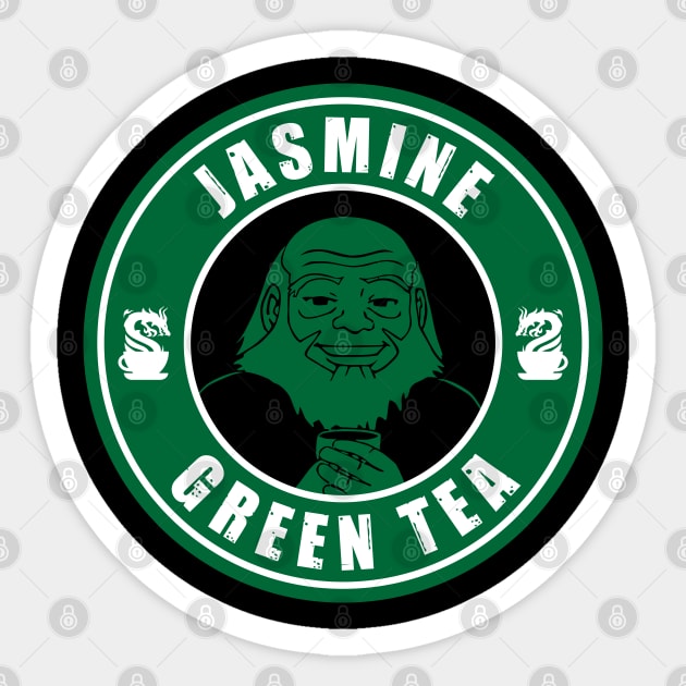 Green Tea #1 Sticker by meowyaya